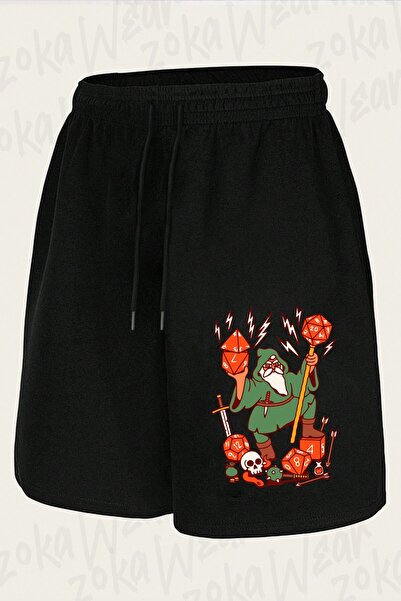 ZOKAWEAR Unisex Master of Dungeons Design Printed Shorts