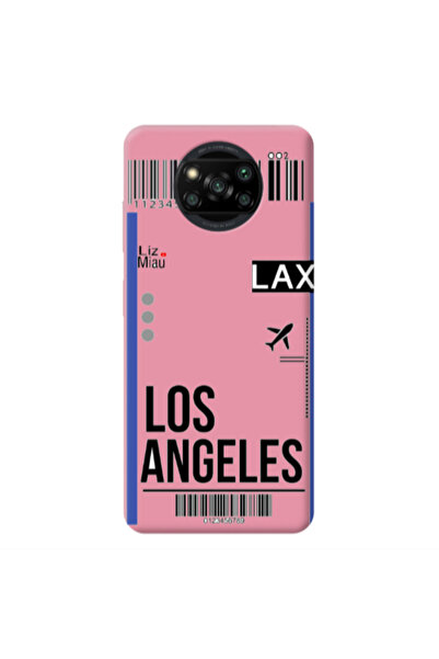 Other Xiaomi Poco X3 /X3 Pro Los angeles Pink Colored Silicone TPU Θήκη