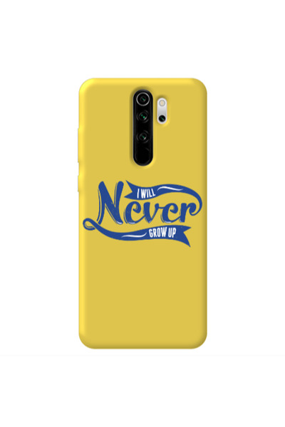 Other Xiaomi Redmi Note 8 Pro I Will Never Grow Up Yellow Colored Silicone TP...