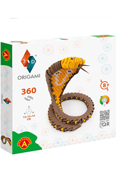 Alexander Toys Origami Cobra pentru copii de 8+ ani, 360 de piese