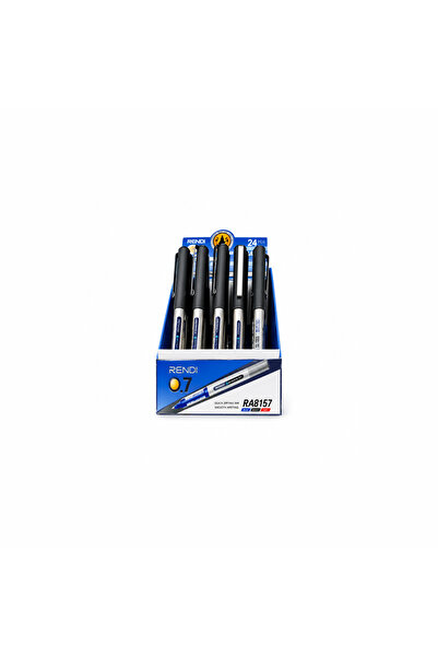 Generic استاند 24 قلم سائل ازرق-احمر-اسود