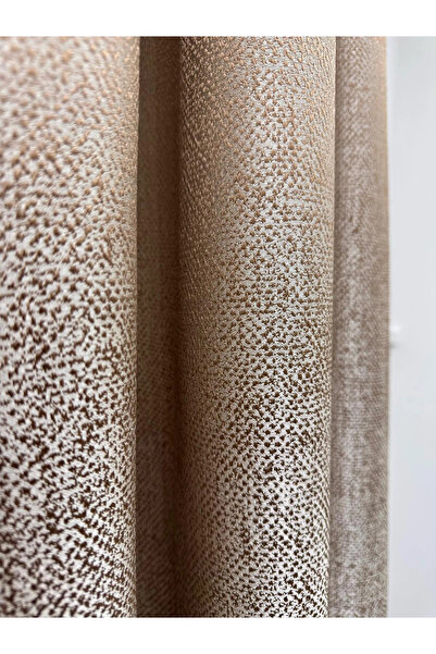 NİVEMESHOME Nevra V-102 Vi̇zon 1/3 Dense Pleated Background Curtain Apm