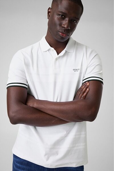 Guess Jacqaurd Erkek Regular Fit Polo T-Shirt