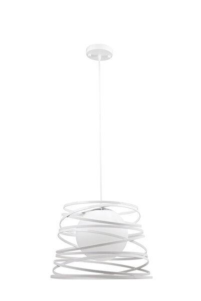 erstecup Pendul Instar Alb+Crom 1xE27 40W, erstecup, LUSTRA/PENDUL DULIE