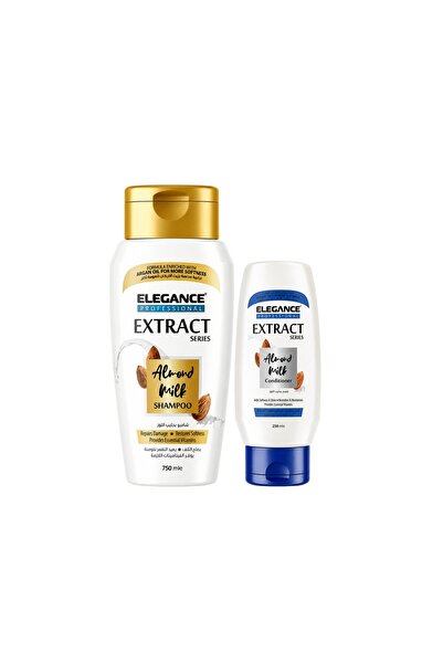 Elsada Elegance Professional Extract Series Hair Care Set – Almond Milk Shamp...