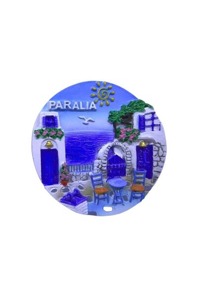 Tradesor Τουριστικό μαγνητάκι Souvenir - Σετ 12pcs - Paralia - 678426