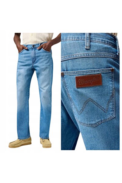 WRANGLER Blugi Barbati, Wrangler, Frontier, W34-L32 US, Albastru, Regular Fit...