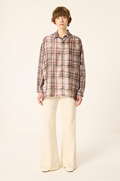 Touché Privé Saten Plaid Shirt