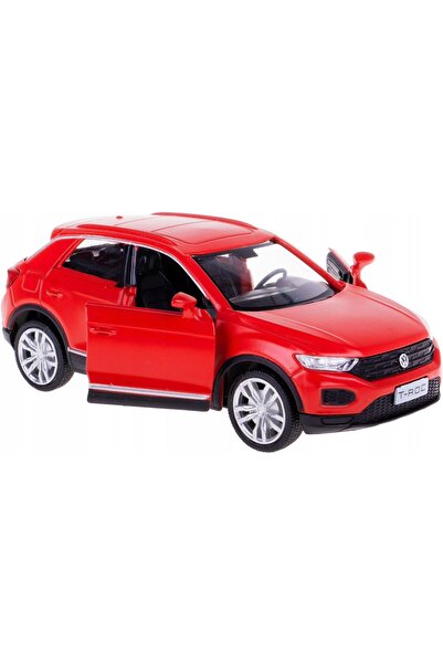 JPT Volkswagen T-Roc Roșu Model cu mecanism pull-back 1:32