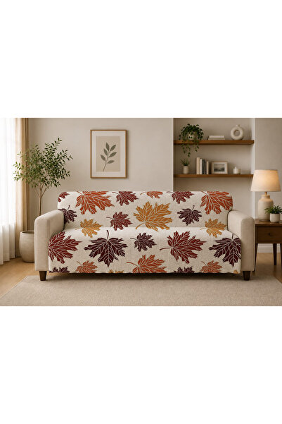 Şen Dekorasyon Chinese Leaf Sofa Cover
