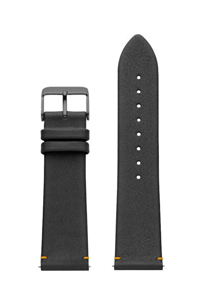 Watx & CO WXCO1731 Δερμάτινο λουράκι Μαύρο 44mm