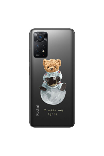 Other Xiaomi Redmi Note 11 4G Bear in space Transparent Silicone TPU Θήκη