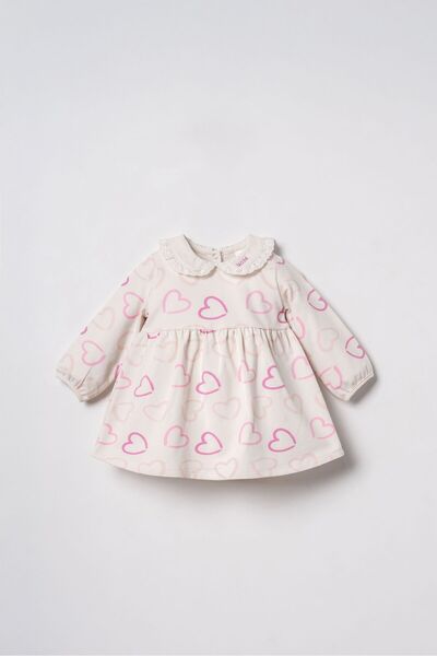 U.S. Polo Assn. Embroidered Baby Girl White Dress Usb3262-C-V1
