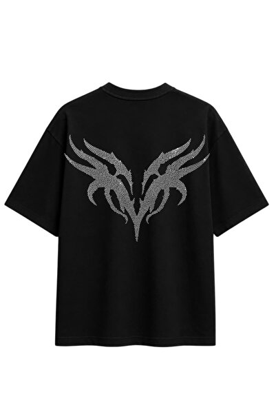 zaee VNM Premium Taşlı Oversize Tişört