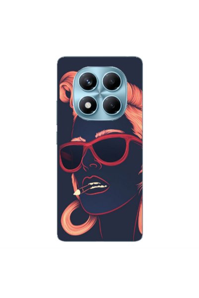 Other Xiaomi Redmi Note 14 Pro Girl retro Transparent Silicone TPU Θήκη