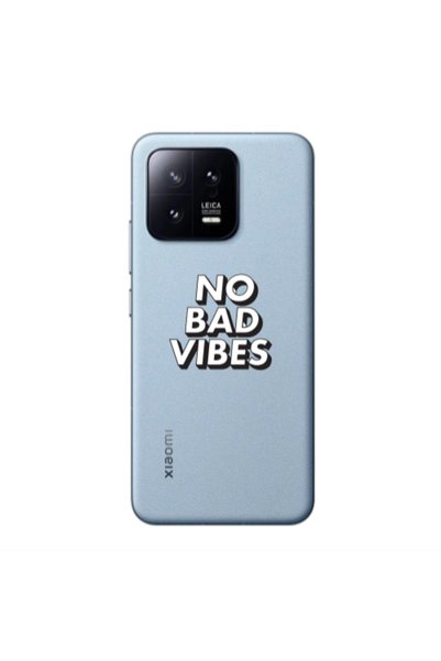 Other Xiaomi Mi 13 5G No bad vibes Transparent Silicone TPU Θήκη