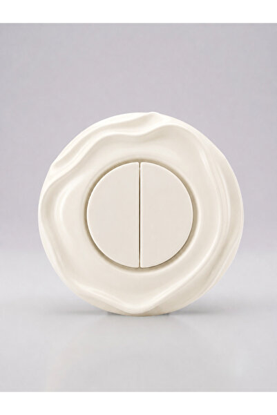 VRC Ticaret Special Design Wavy Series White Color Decorative Switch a Qualit...