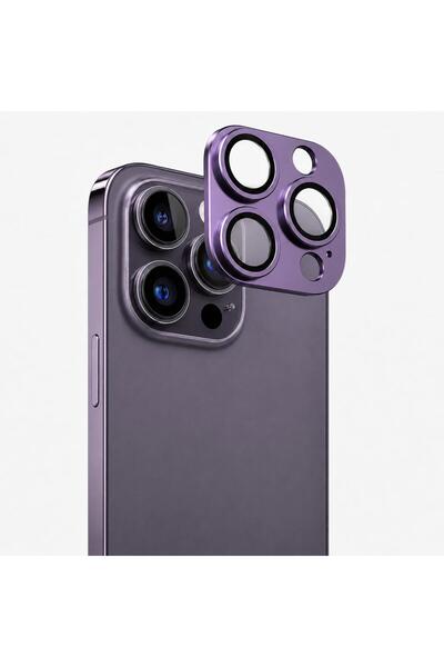Mi7a iPhone 14 Pro / 14 Pro Max Uyumlu Full Kamera Lens Koruyucu Tam Kaplama ...