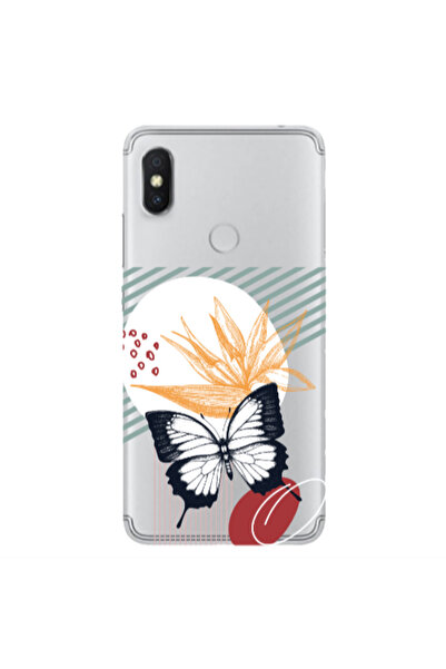 Other Xiaomi Redmi S2 Butterfly Lines Transparent Silicone TPU Θήκη