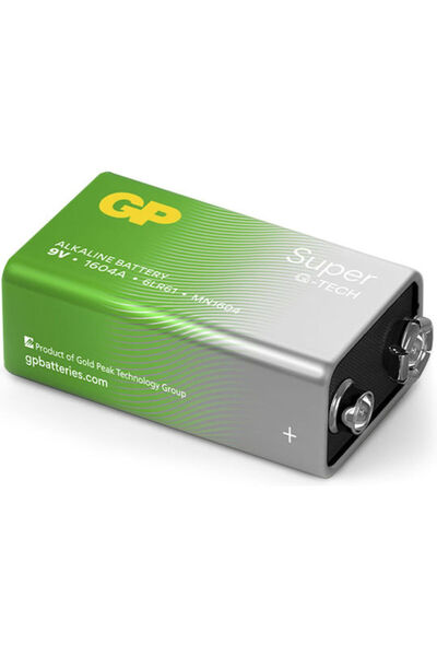 GP Batteries Αλκαλικές Μπαταρίες 9V 1.5V 0301604AETA-B1 Κωδικός: 0301604AETA-B1