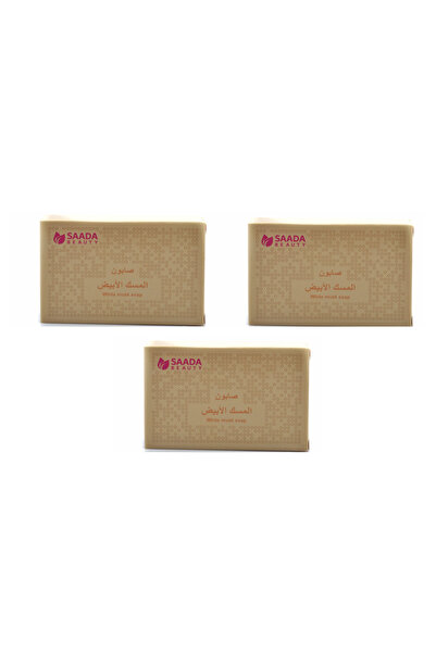 SAADA BEAUTY White Musk Soap 125Gr Three Pieces
