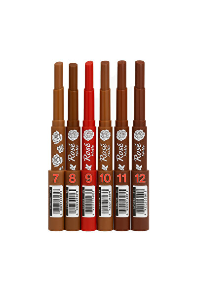TRENDYENİLİK Rose Lip Color Stick Ruj Seti - B