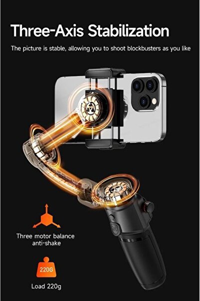 Tradesor Σταθεροποιητής εικόνας Gimbal για smartphone - M05 - 813676