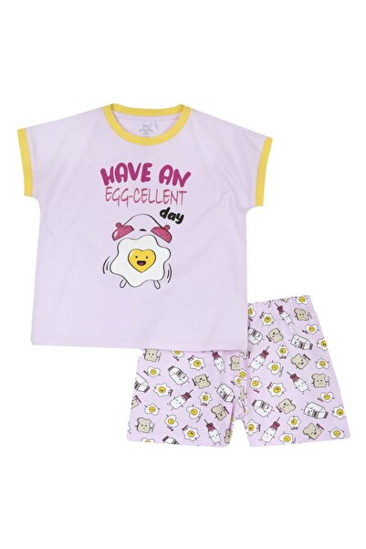 Chicco Pijama maneca scurta fete cu imprimeu amuzant,