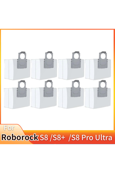 Choice 8pcs For Roborock S8 Pro Ultra S8+ Spare Parts DuoRoller Main Side Bru...