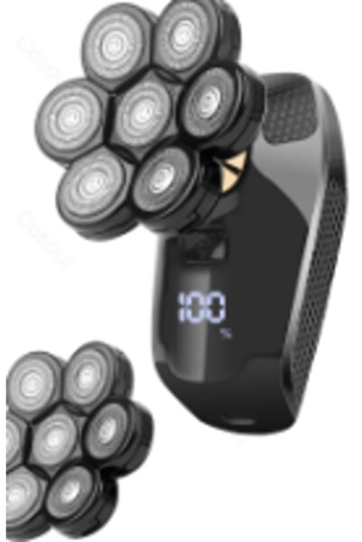 Choice1 Shaver add 1 Head Men's Electric Shaver Multifunctional Bald Head Sha...