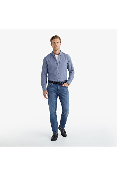 Nautica Erkek Mavi Slim Fit Denim Pantolon