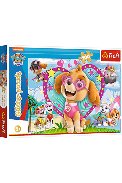 Trefl Puzzle pentru copii în tematică Skye, care strălucește în întuneric, pe...