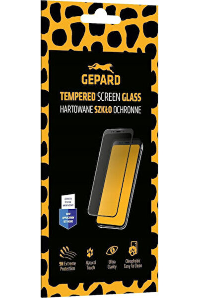 Gepard Co. Gepard Sticlă securizată cu adeziv integral, Negru