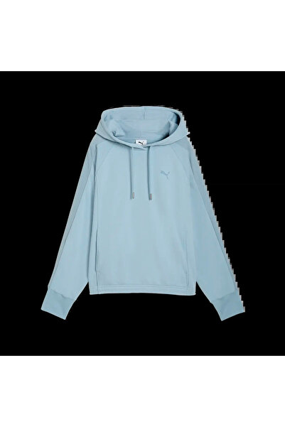 Puma HER Oversized Hoodie Mavi Kadın Sweatshirt
