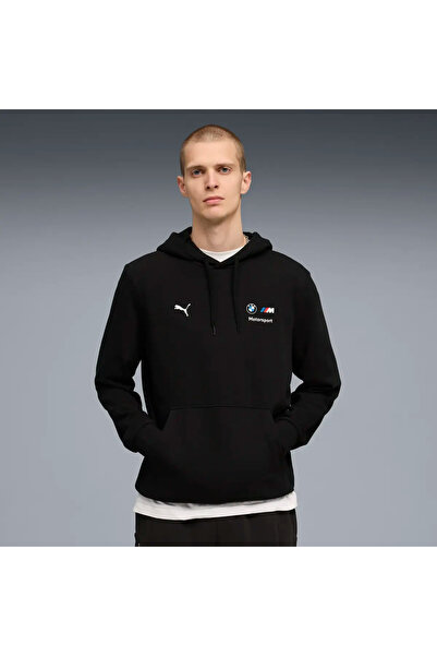 Puma BMW MMS Ess Hoodie Ft Siyah Erkek Sweatshirt