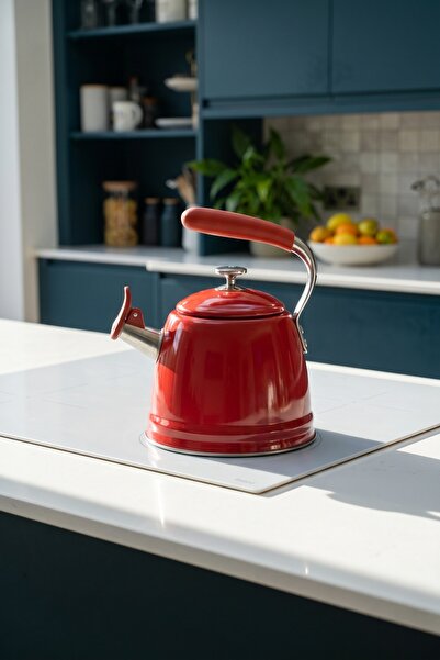 ACAR Teatime Stainless Steel Pressure Cooker Red - 3 L