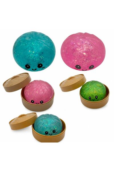 OEM Jucarie Dumpling Squishy Antistres, Fata Zimbitoare cu Sclipici, relaxare...