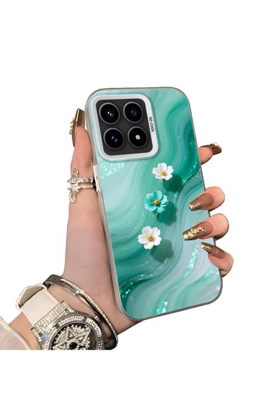 Hontinga Poco F8 Pro 5g Compatible Silicone Edge Hard Back Case Couple Phone ...