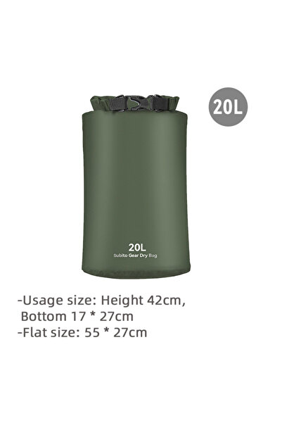 Choice1 20L Waterproof Dry Bag Sack 3L/5L/12L/20L/35L Ultralight Drifting Swi...