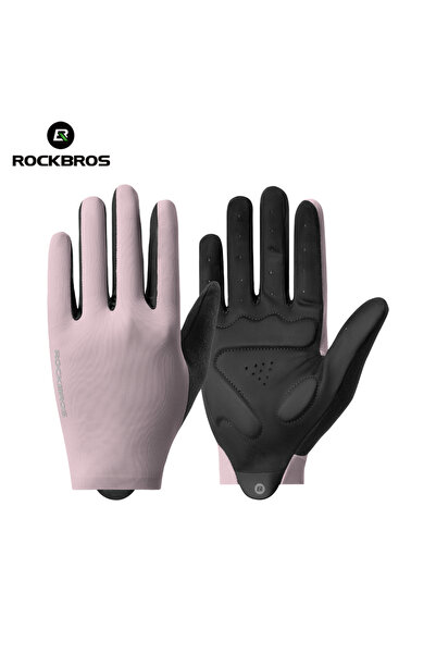 Choice15 قفازات ركوب الدراجات ROCKBROS M S408-1 باللون الأرجواني، خفيفة الوزن...