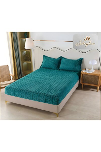 OEM Husă de Pat Cocolino 2 Persoane 3 Piese cu Elastic 180x200 cm, Model 4601
