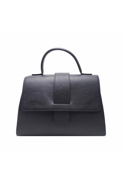 matis atelier Geantă de damă din piele Galatea - Negru