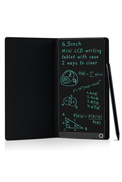 choice2 6.5 بوصة مع حافظة، لوحة كتابة رقمية صغيرة بشاشة LCD مقاس 6.5 بوصة، دف...