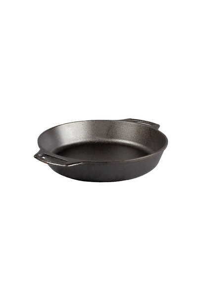 Lodge Tigaie cu 2 manere, Lodge, Fonta, 26 cm, Negru