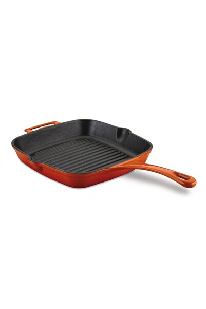 KORKMAZ Tigaie grill cu inductie, Casterra, 26cm, otel/fonta/portelan
