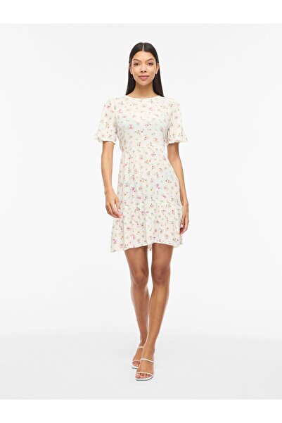 VILA Minikleid VIGREIS Kurzärmeliges