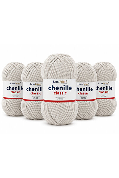 Lanaprime Fir de catifea chenille (Chenille Classic) fir amigurumi - 5 Yumak ...