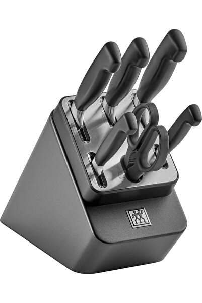 ZWILLING Set de 5 cutite FOUR STAR in bloc autoascutitor, cutit pentru legume...