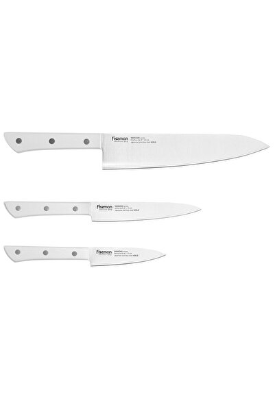 Fissman Set de cutite, Yamazaki, 3 piese, Inox, Alb