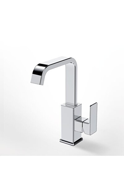 LA TORRE Profili Plus Chrome Μπαταρία Νιπτήρος με Aυτόματη Βαλβίδα 46601-100
